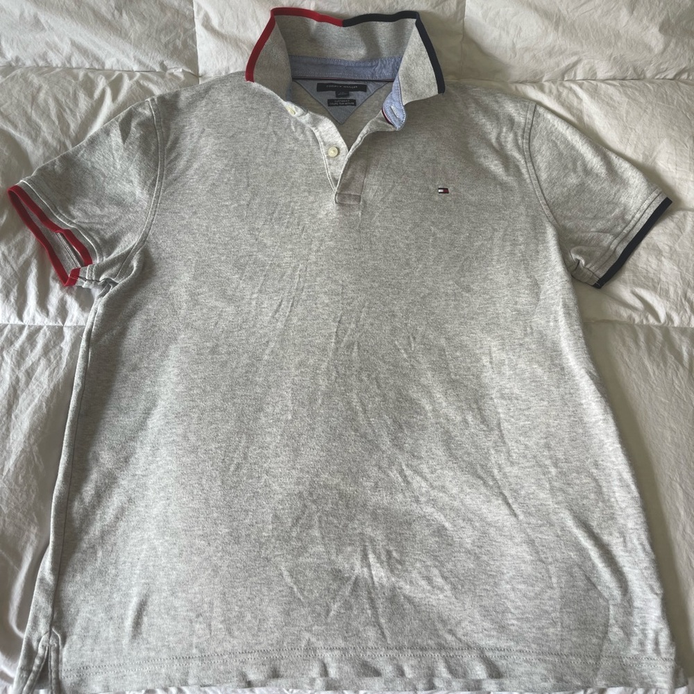 Tommy Hilfiger Light Grey Polo